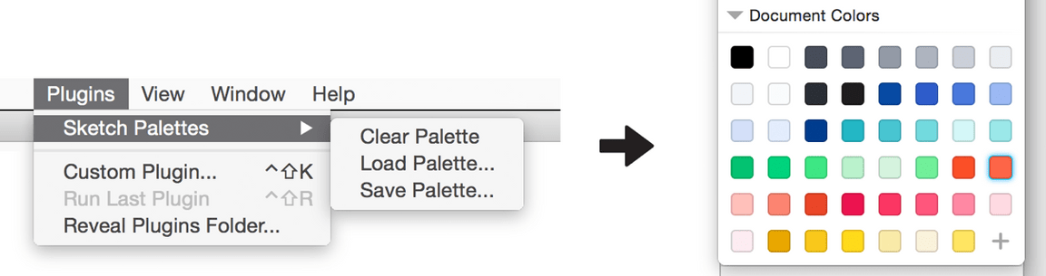Sketch Palettes plugin
